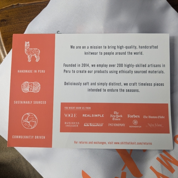 Sh*t That I Knit Motley Beanie Grey NWT - Picture 7 of 8